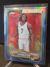 2024-25 Topps Chrome - Chris Livingston #70 Blue Refractor /150