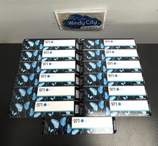 Genuine HP 971 Lot of 13 Cyan Ink - CN622AM - X476dn X576dw X451dn X551dw New