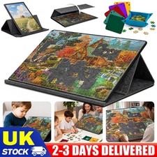 Tilting Puzzle Board with 2-in-1 Puzzle Stand & Cover, 1000-Piece 6 Sorting Tray