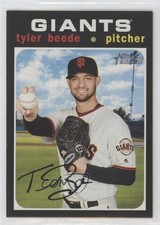 2020 Topps Heritage French Text Back Tyler Beede #163 0b0