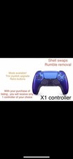 Ps5 Controller x1 chroma Indigo Upgraded w/ TMR