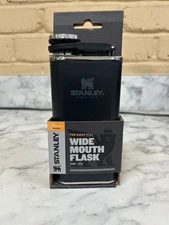 STANLEY CLASSIC EASY FILL WIDE MOUTH FLASK 8 OZ BLACK