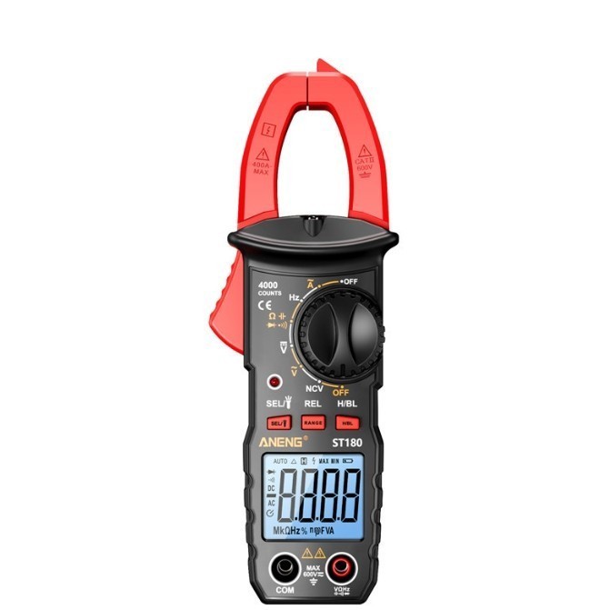 Digital Multimeter Meter AC/DC Tester Clamp Current Voltage Non-Contact 0-600A