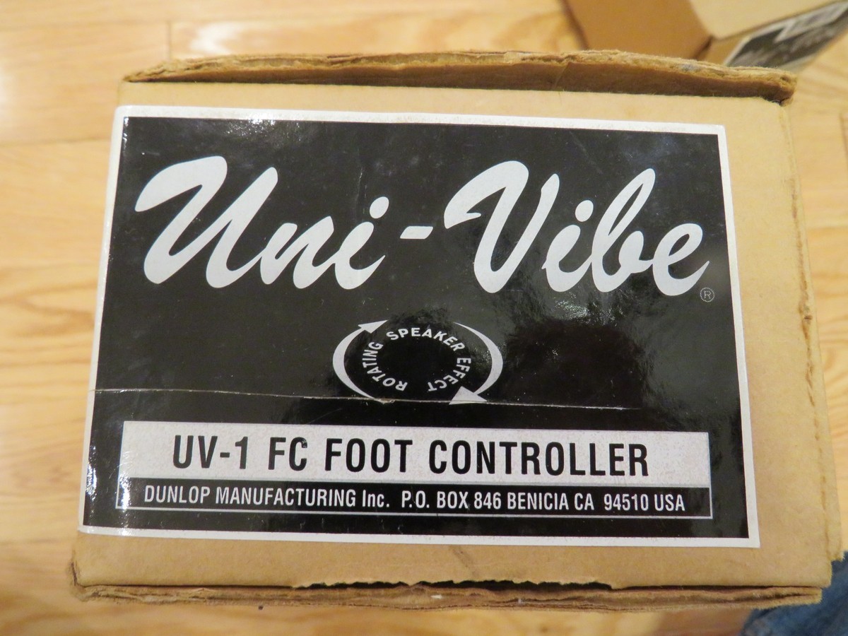 Jim Dunlop UV-1 Uni-Vibe and UV-1FC Foot Controller, Opened Box | eBay