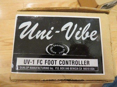Jim Dunlop UV-1 Uni-Vibe UV-1FC コントローラ Jim Dunlop UV-1 Uni-Vibe and UV-1FC Foot Controller, Opened Box | eBay