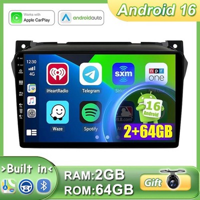 2GB+64GB CarPlay Autoradio Für Suzuki Alto 2009-2016 Android 16 GPS DSP AHD WIFI