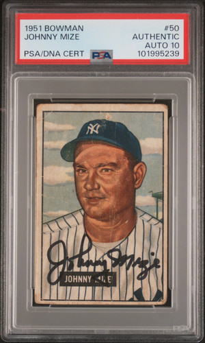1951 Johnny Mize #50