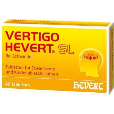 VERTIGO HEVERT SL Tabletten 40 St. PZN 06766269