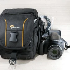 Canon Powershot SX40 HS 12.1MP Bridge Digital Camera Kit W Lowepro Case *GOOD*