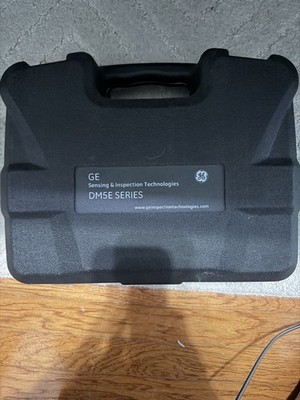 NEW GE DM5E Ultrasonic Thickness Gauge w/ DA501EN Probe DA231 Cable Hard Case
