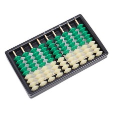 Portable ABS Abacus Educational Toy 9 Column 9 Beads Abacus Math Calculator