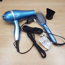 BABYLISS PRO Blue Ionic Dryer  Thermal Paddle Brush 2000 Watt Nano Titanium