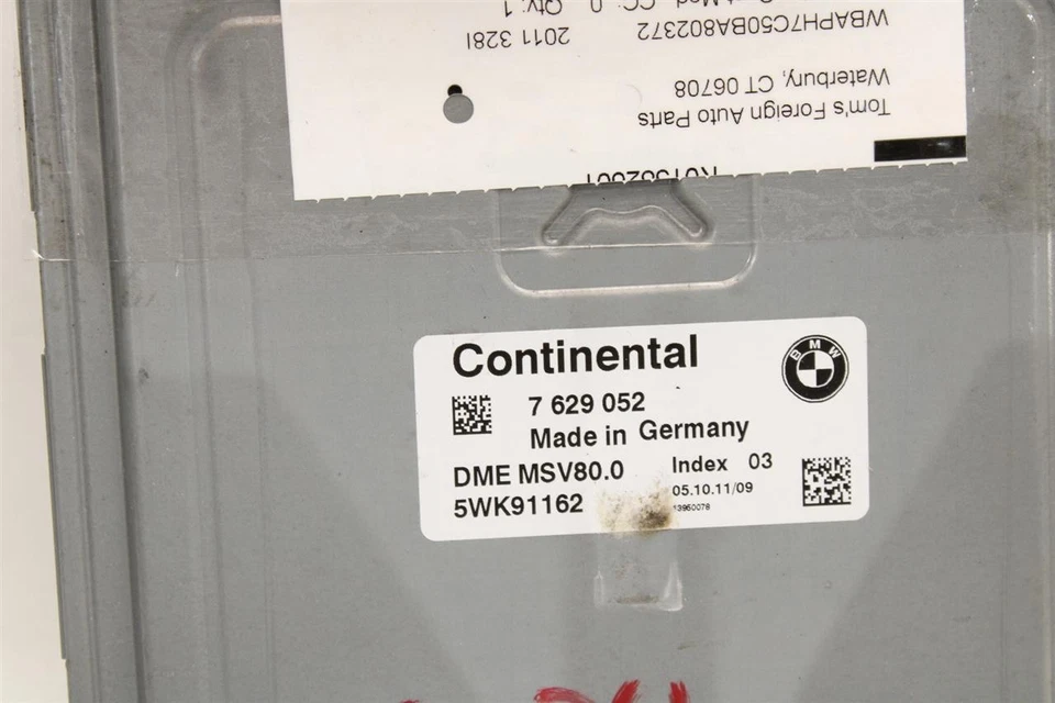 ORDENADOR ECM ECU BMW 128i 323i 328i Z4 10 11 12 13 7629052 1381926 Foto 3 de 4