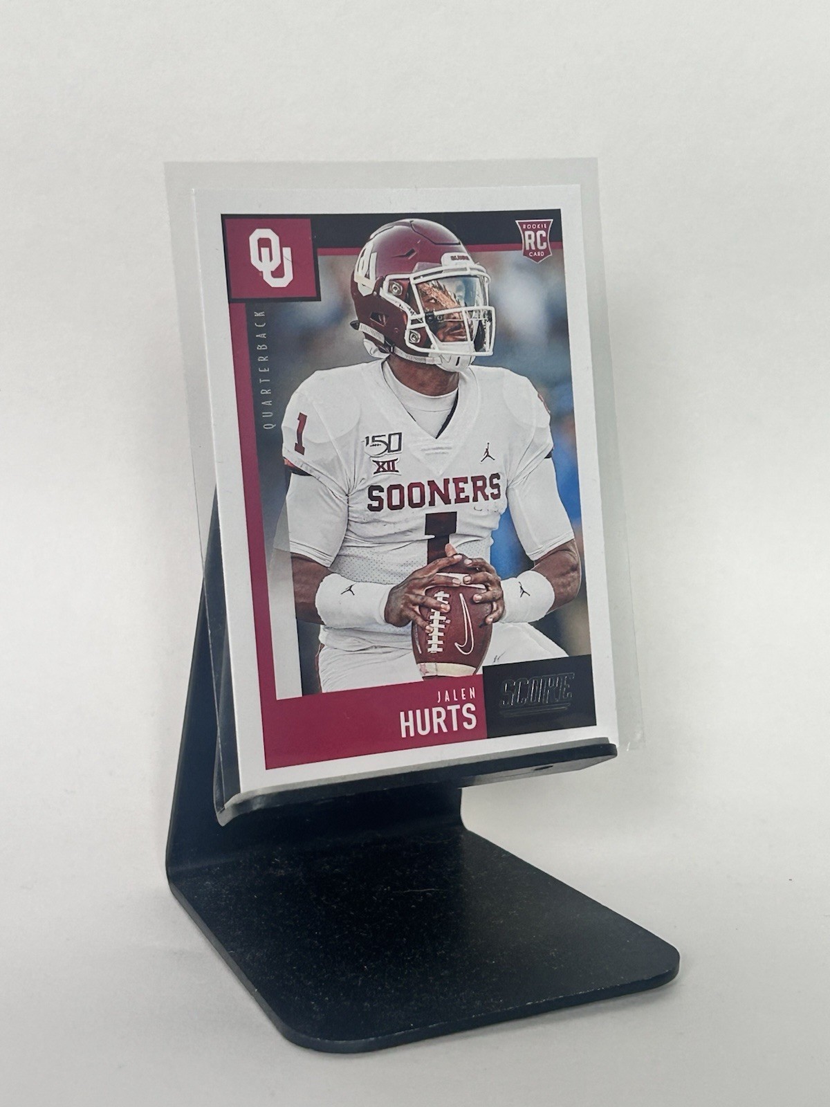 Jalen Hurts- Oklahoma Sooners 2020 SCORE Rookie Card (RC) #358