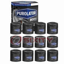 12 pc Purolator BOSS PBL14670 Engine Oil Filters for SP9109A Oil Change eo