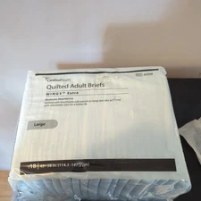 Cardinal Health Quilted Adult Briefs Wings Extra 15 Count Pack Size L 45-58 "