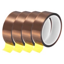 Heat Tape, 4 Rolls 30mmx33m 108ft High Temperature Heat Resistant Tape