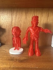 3D Printed Vintage Frankenstein 7  Unpainted Translucent Red  Sm Vampire
