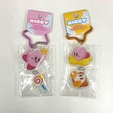 Nintendo Kirby Acrylic Keychain with Carabiner 2 Pack Two Piece Sets
