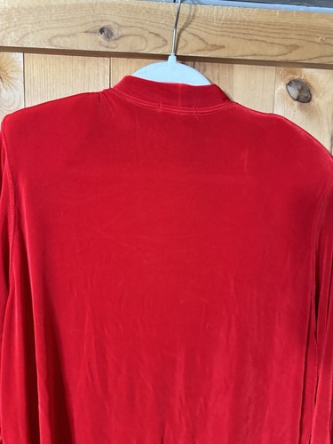 Vikki Vi Jersey Red 3/4 Sleeve Kimono Jacket Women’s Size 1X NWT - Picture 17 of 20
