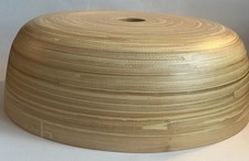 Habitat  Moxley Natural Spun Bamboo Ceiling Pendant Lampshade Lightshade H12x36c