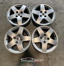 Cerchi in lega originali Peugeot 15 pollici 4 fori canale da 6 ET 23