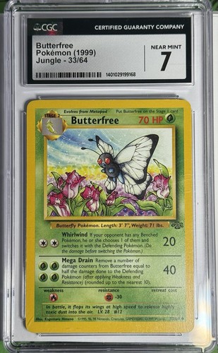 Butterfree (Unlimited) graded CGC 7 for sale on eBay