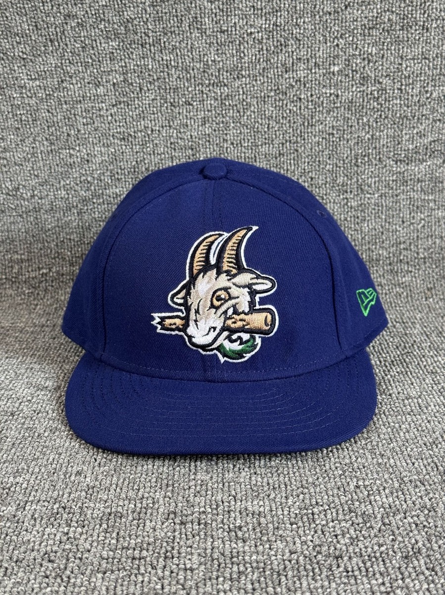 New Era Hartford Yard Goats 59FIFTY Fitted Hat Royal Blue 6 3 4