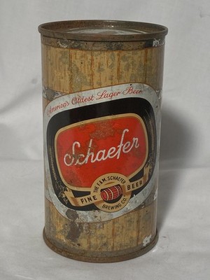c1950 Schaefer Fine Beer the F. & M. Schaefer Brewing Co. Brooklyn, NY, Beer Can