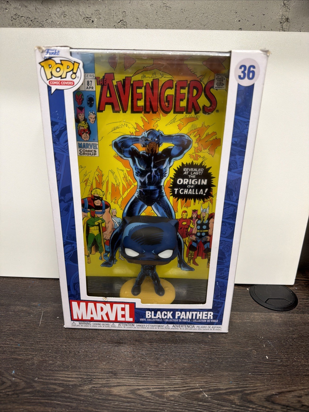 Funko Pop! Comic Book Cover with Case: Marvel - Black Panther - Target...