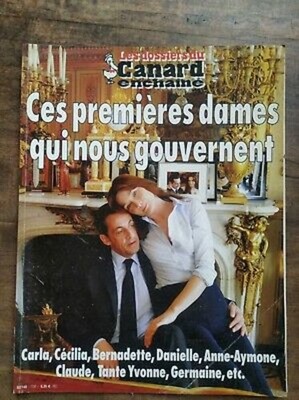 Les Dossiers du Canard Chainîné Nº108 - Diese ersten Damen, die uns regieren