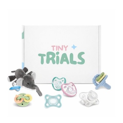 Pacifier Trial Pack Variety Box for Newborns 0 6 Months   7 BPAFree Silicone ...