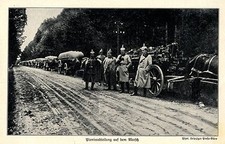 1914 * Deutsche Pionier-Abteilung auf dem Marsch *  WW1