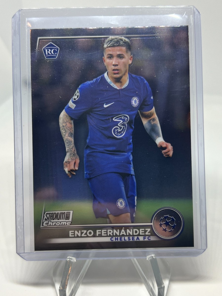 2023 Topps Stadium Club Chrome Enzo Fernandez Base Rookie