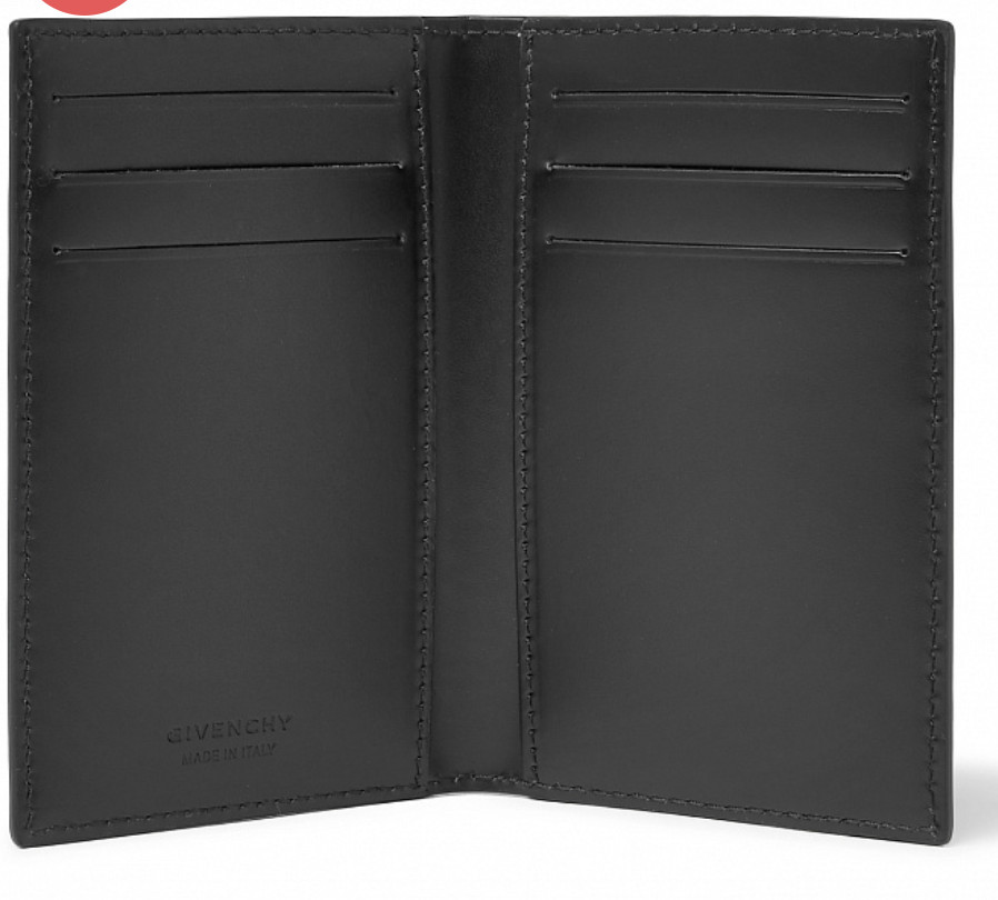 Givenchy gravity logo leather bifold wallet image 2