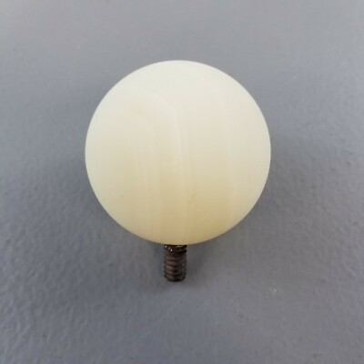 Vintage White Rock Gear Shift Knob 1 1/2'' Shifter Threaded Ball Rat Rod