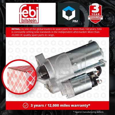 Starter Motor fits PEUGEOT PARTNER 1.1 1.4 1.6 96 to 15 5802CR 5802M9 5802Q7 New