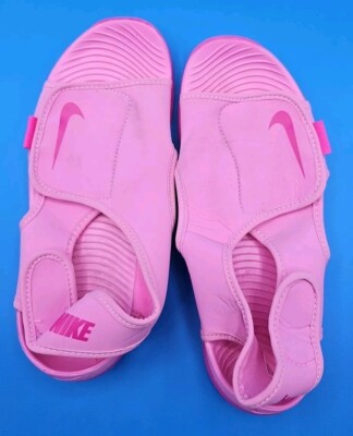 NIKE Sunray Adjust Pink Youth Big Kids Girl's Sandals Size: 6Y