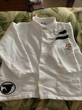 10 VTG. JAMS WORLD SURF LINE INTERNATIONAL Button Up Rugby Style Shirt Honolulu