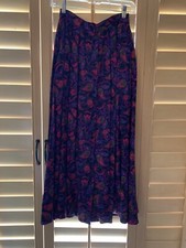 Pendleton Vintage Floral Maxi Skirt Sz 4