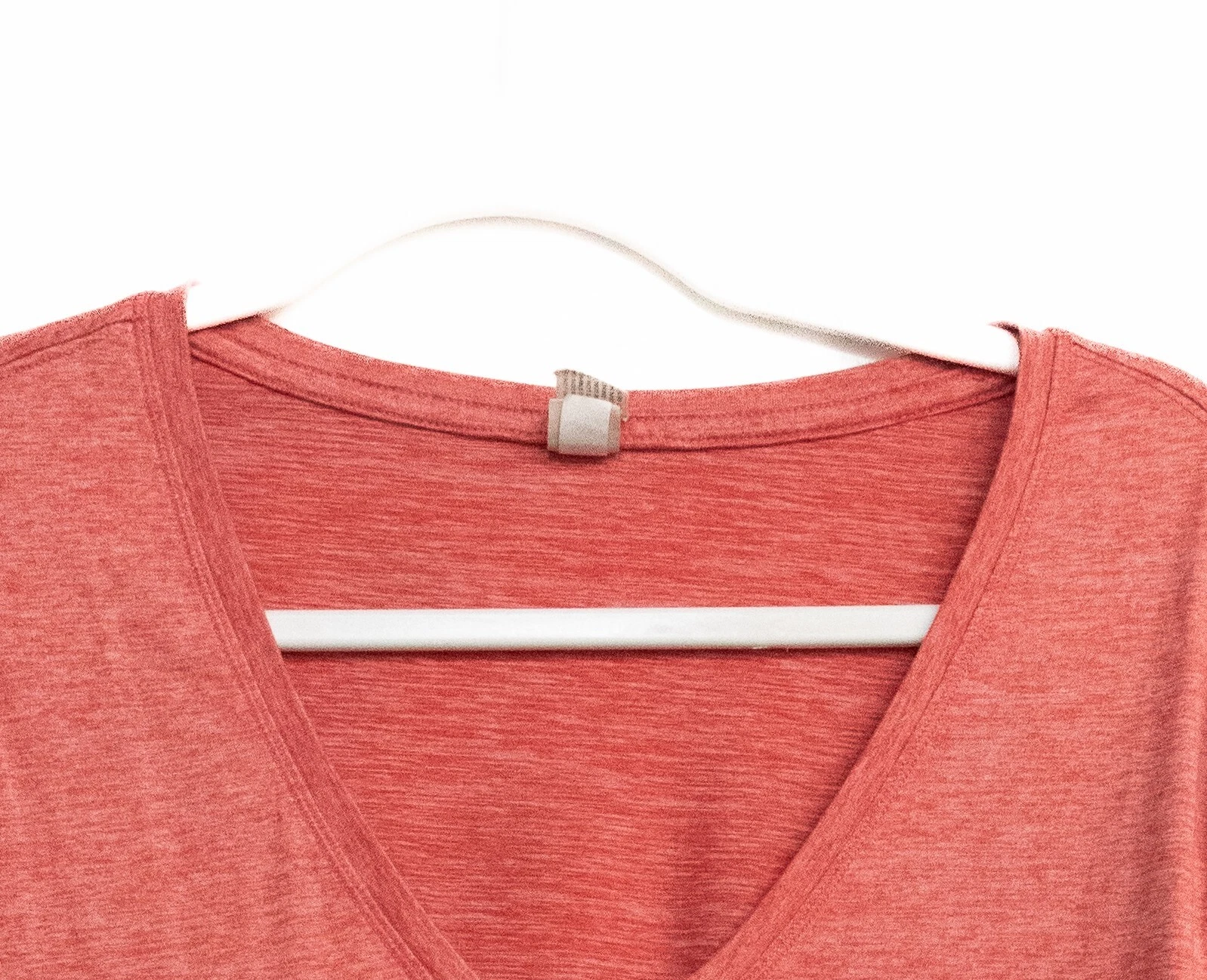yogalicious solid short cap sleeve v-neck pullover knit shirt