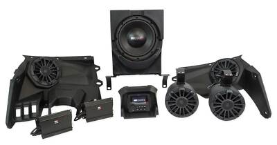 MB QUART (4) Speakers+Sub+Amps+Radio For Select 2017-2020 Can-Am Maverick X3