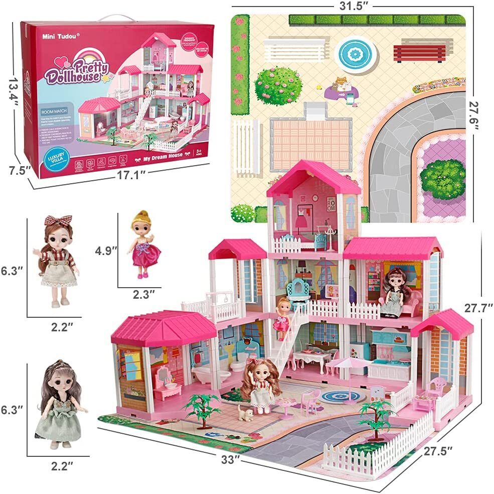 Dream Dollhouses: 1:144 dream dollhouses  Mini house, Doll house, Paper doll  house