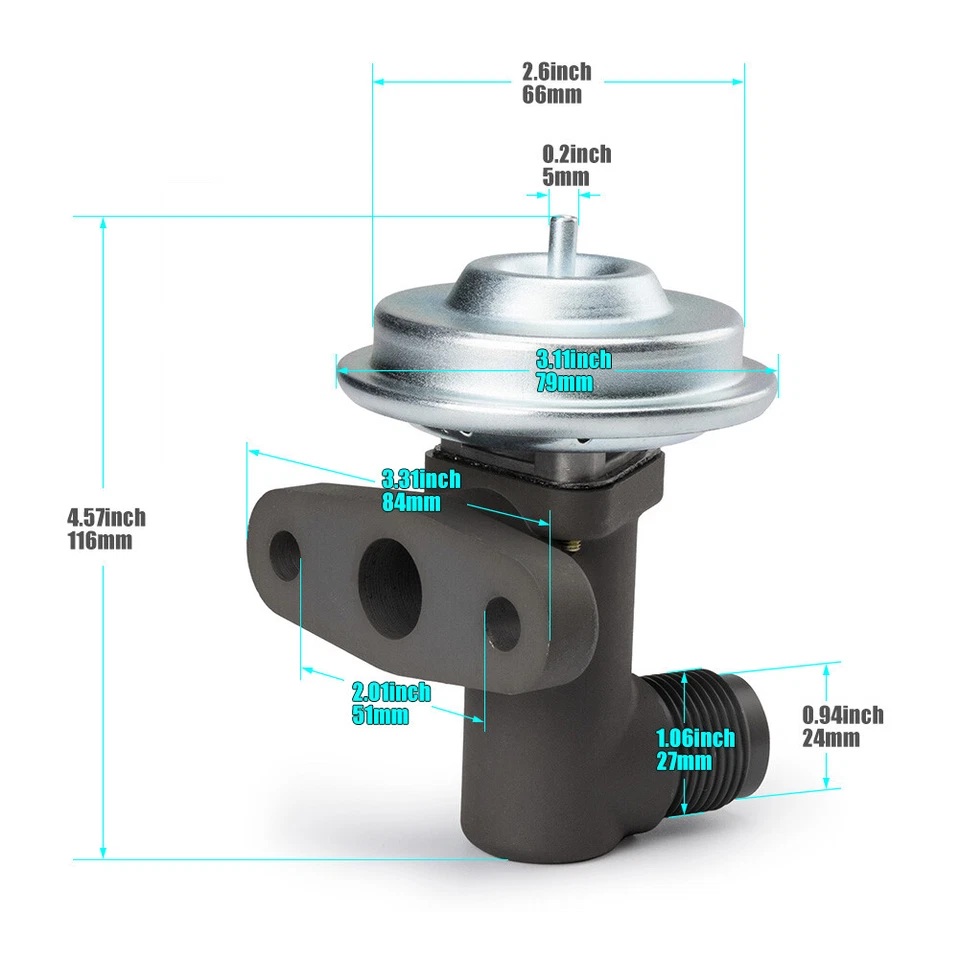 Válvula EGR de emisiones para Ford V8 F150 F250 camión Econoline Excursion Navigator Foto 2 de 4