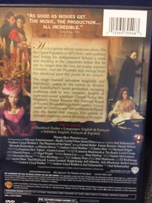 The Phantom of the Opera (Widescreen Edition) DVD Andrew Lloyd
