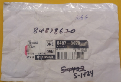 GM NOS OEM AC Delco R/Axl Shf Lock 84878620 S-1424 | eBay