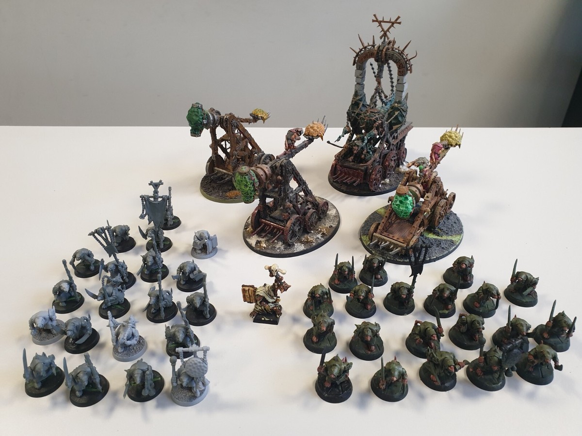 Warhammer Skaven Pestilens 22体セット Warhammer Age of Sigmar Skaven Clans Pestilens Army | eBay
