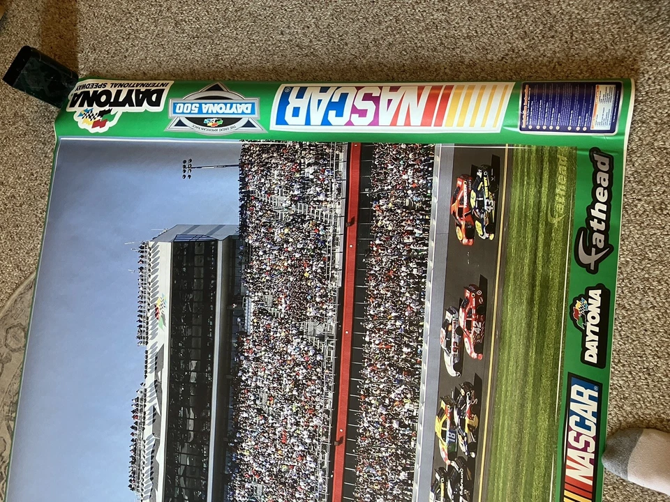 REAL BIG FATHEAD - DAYTONA INTERNATIONAL SPEEDWAY - 6'x4' NASCAR - USED 500 - Image 2 of 4