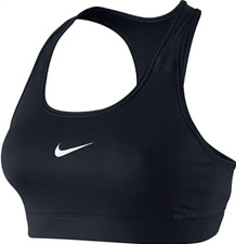 NEW NIKE PRO Combat M Women's DRI-FIT Compression Sports Bra-Black 410631-010