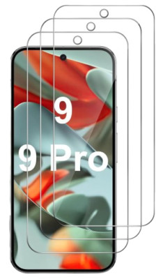 3x Schutzglas Google Pixel 9 Pro Panzerfolie Displayschutz Echt Hartglas 9H